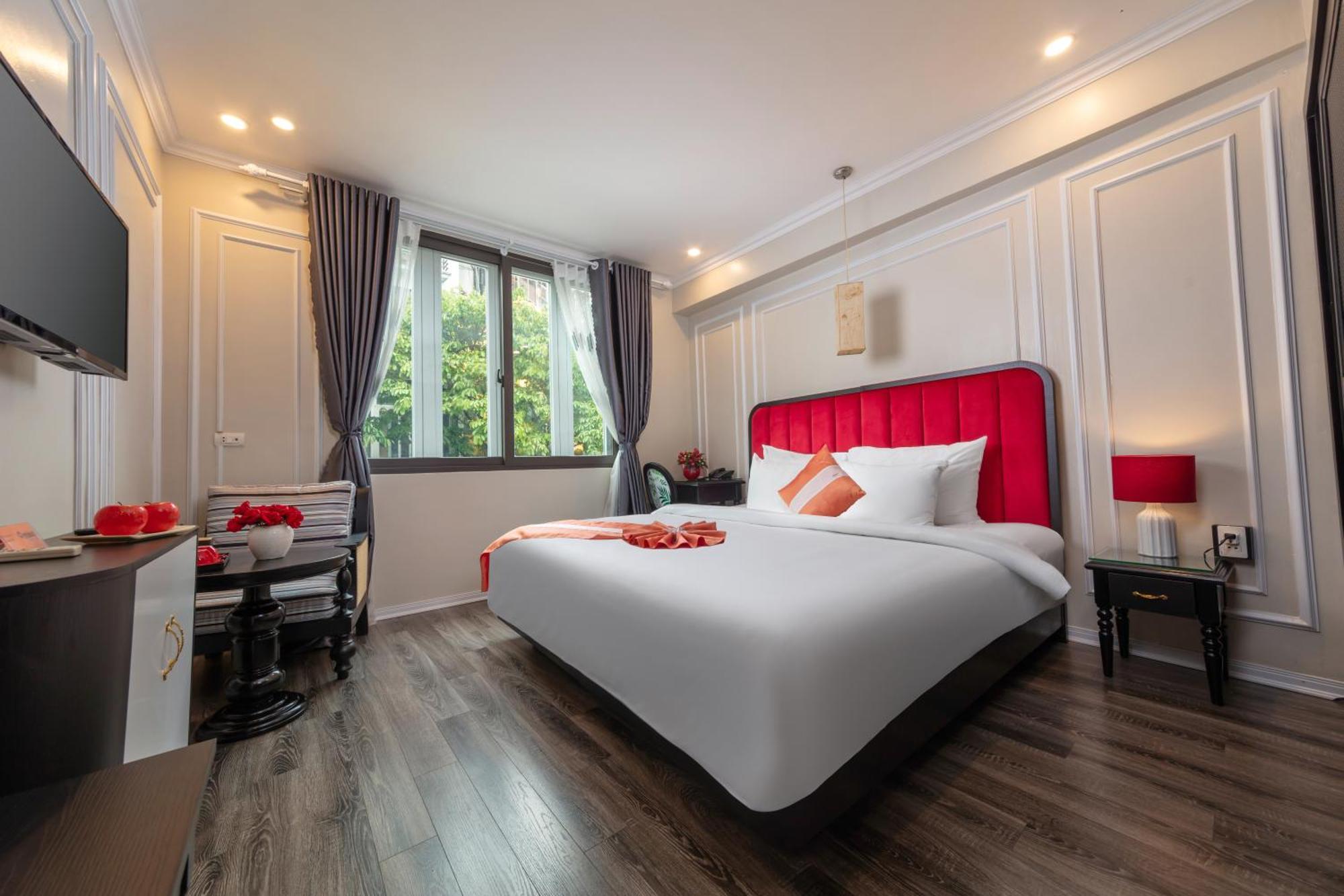 Omina Hanoi Hotel & Travel Bagian luar foto
